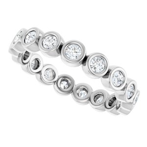 Bezel-Set Eternity Band
