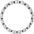 Bezel-Set Eternity Band