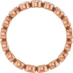 Bezel-Set Eternity Band