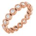 Bezel-Set Eternity Band