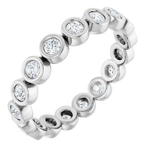 Bezel-Set Eternity Band
