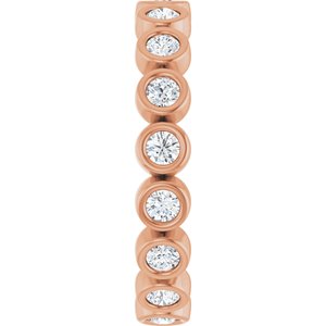 Bezel-Set Eternity Band