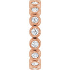 Bezel-Set Eternity Band