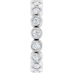 Bezel-Set Eternity Band