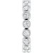 Bezel-Set Eternity Band