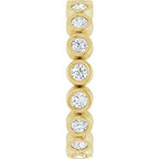Bezel-Set Eternity Band