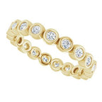 Bezel-Set Eternity Band
