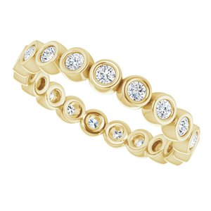 Bezel-Set Eternity Band
