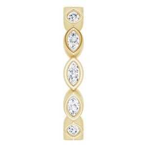 Bezel-Set Eternity Band