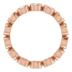 Bezel-Set Eternity Band