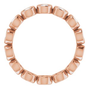 Bezel-Set Eternity Band