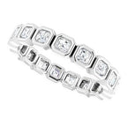 Bezel-Set Eternity Band