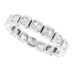 Bezel-Set Eternity Band