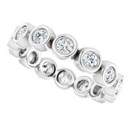 Bezel-Set Eternity Band