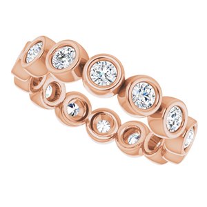Bezel-Set Eternity Band