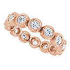 Bezel-Set Eternity Band