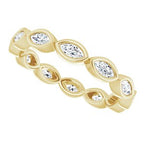 Bezel-Set Eternity Band