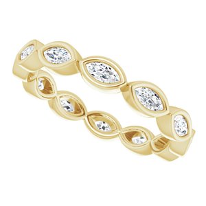 Bezel-Set Eternity Band