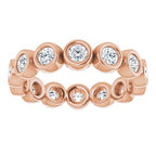 Bezel-Set Eternity Band