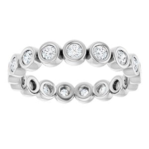 Bezel-Set Eternity Band