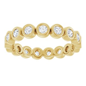 Bezel-Set Eternity Band