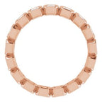 Bezel-Set Eternity Band