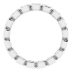 Bezel-Set Eternity Band