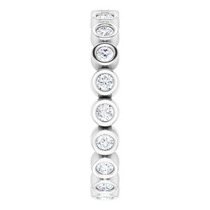 Bezel-Set Eternity Band