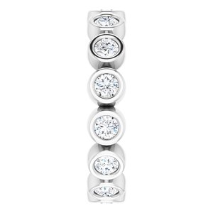 Bezel-Set Eternity Band