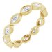Bezel-Set Eternity Band