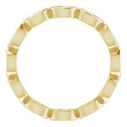 Bezel-Set Eternity Band