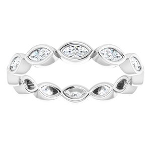Bezel-Set Eternity Band