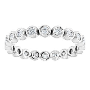 Bezel-Set Eternity Band