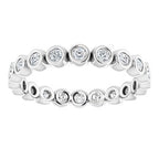 Bezel-Set Eternity Band
