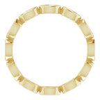Bezel-Set Eternity Band