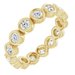 Bezel-Set Eternity Band