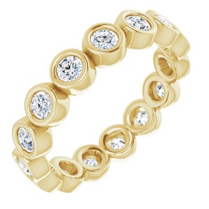 Bezel-Set Eternity Band
