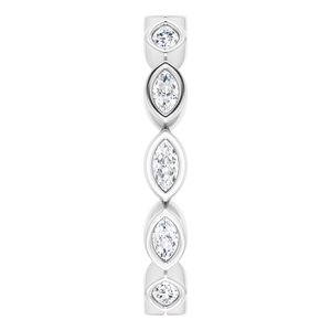 Bezel-Set Eternity Band