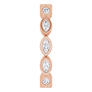 Bezel-Set Eternity Band