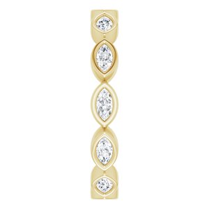 Bezel-Set Eternity Band