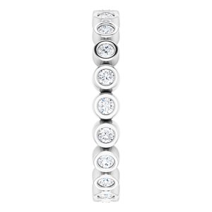 Bezel-Set Eternity Band