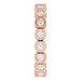 Bezel-Set Eternity Band