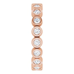 Bezel-Set Eternity Band