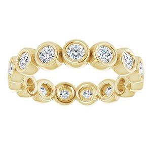 Bezel-Set Eternity Band