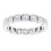 Bezel-Set Eternity Band