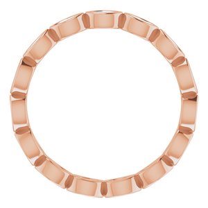 Bezel-Set Eternity Band