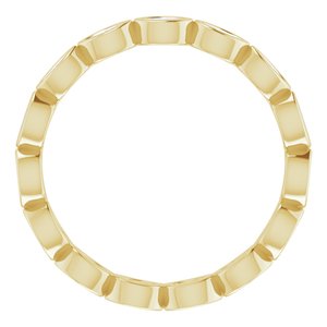 Bezel-Set Eternity Band