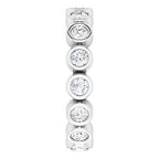 Bezel-Set Eternity Band
