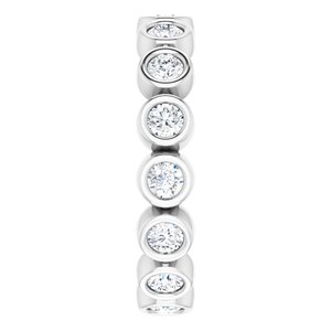Bezel-Set Eternity Band