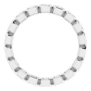 Bezel-Set Eternity Band